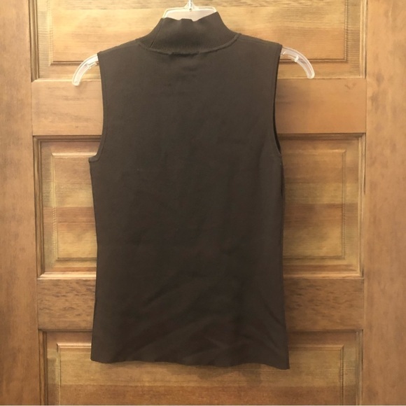 Dana Buchman/ sleeveless / mock neck top/ size M/ - Picture 2 of 6